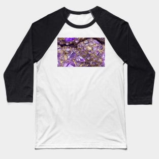 Seamless Amethyst Texture IV Baseball T-Shirt